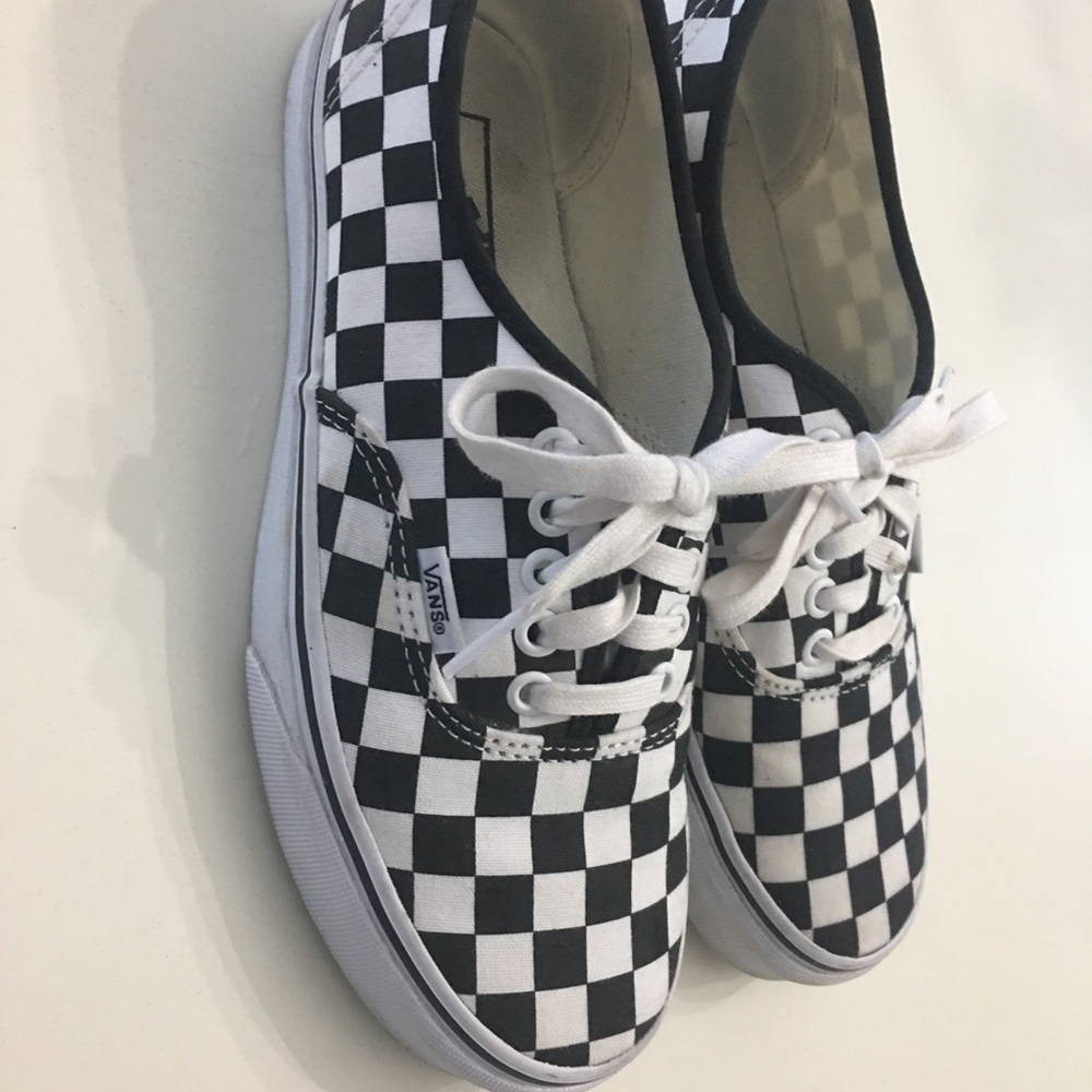 Checkered vans